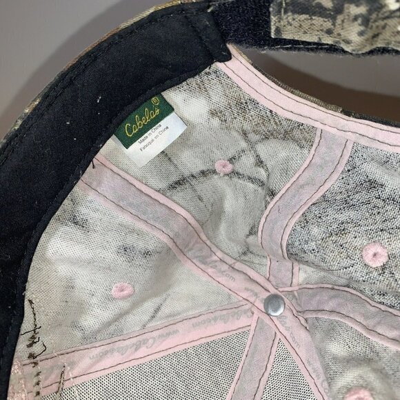 Women’s Cabela RealTree Camouflage Hat Cap Hook and Loop Strap Adjustable - Picture 8 of 8